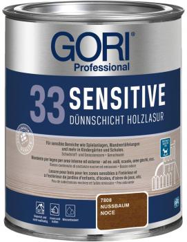GORI 33 Sensitiv-Lasur Nussbaum 0,75 ltr.